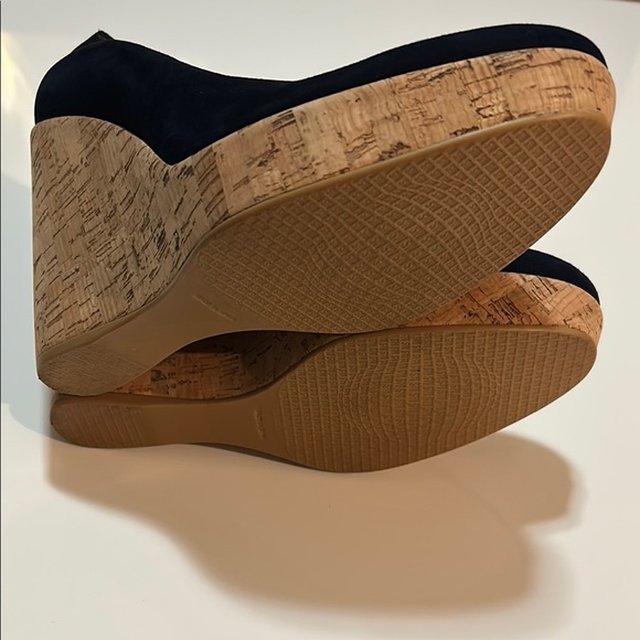 Stuart Weitzman Cookswoon Wedge in Navy Suede women’s Size 9.5 - Picture 11 of 12